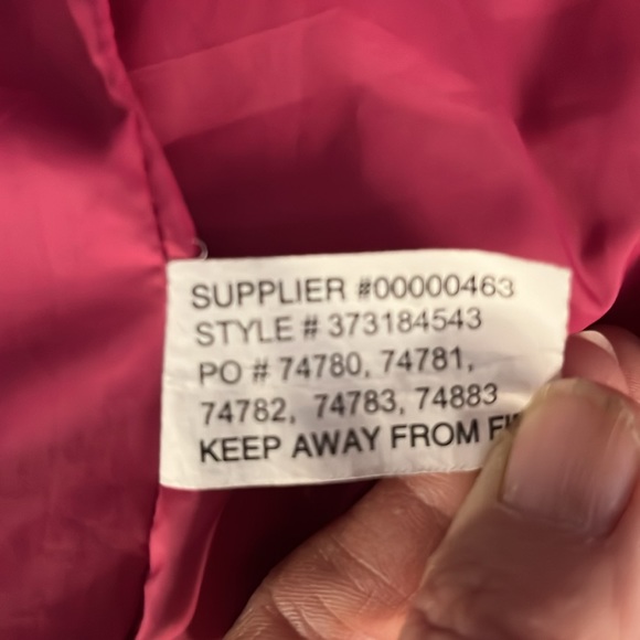 EUC Ralph Lauren pink puffer jacket 60% down 40% waterfowl insulation - Picture 13 of 13